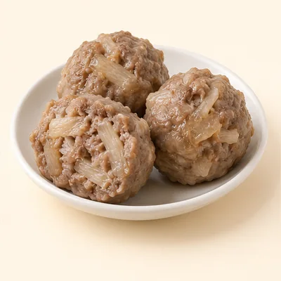 Ilustrasi Pentol Daging Urat